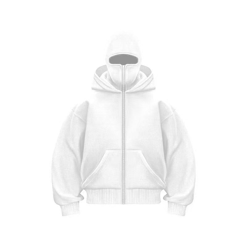 Premium Zipped Mask Hoodie (unisex)