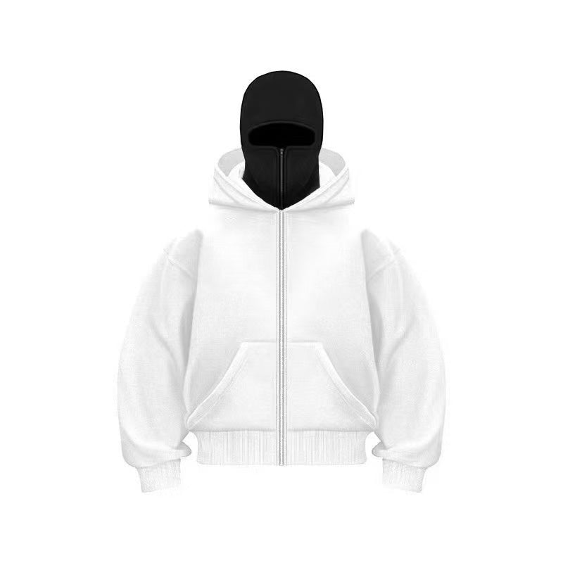 Premium Zipped Mask Hoodie (unisex)