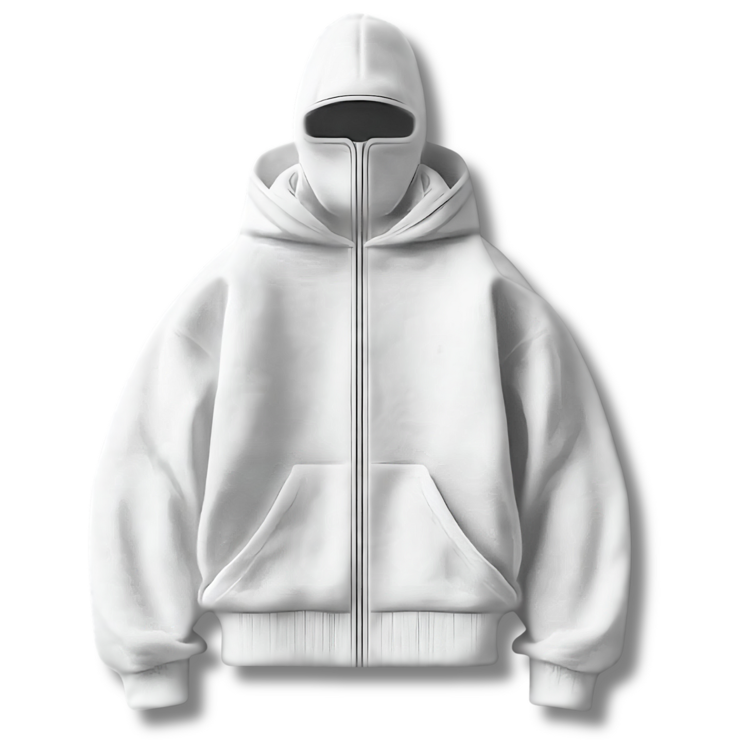Premium Zipped Mask Hoodie (unisex)