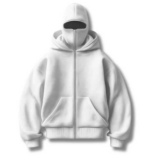 Premium Zipped Mask Hoodie (unisex)