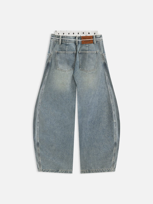 Urban Double Waist Super Baggy Jeans