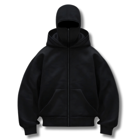 Premium Zipped Mask Hoodie (unisex)