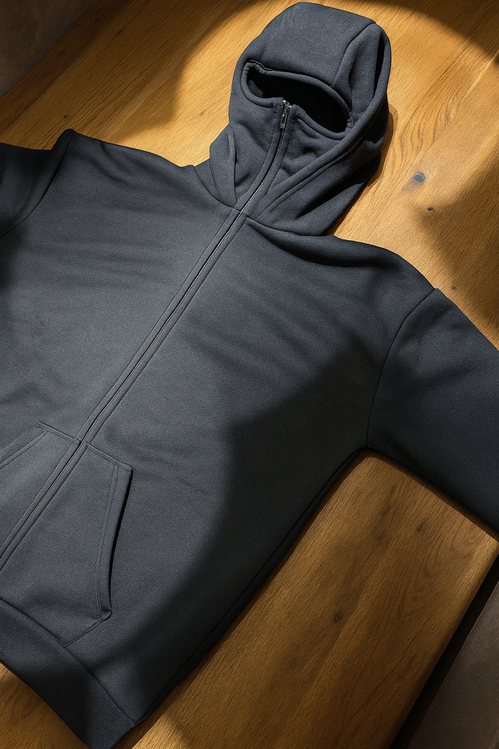 Premium Zipped Mask Hoodie (unisex)